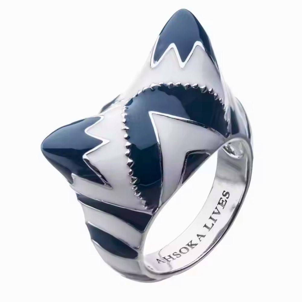 925 Sterling Silver Star Wars Ahsoka Tano Theme Inspired Ring Unisex Design